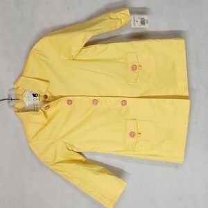 Sprockets yellow raincoat